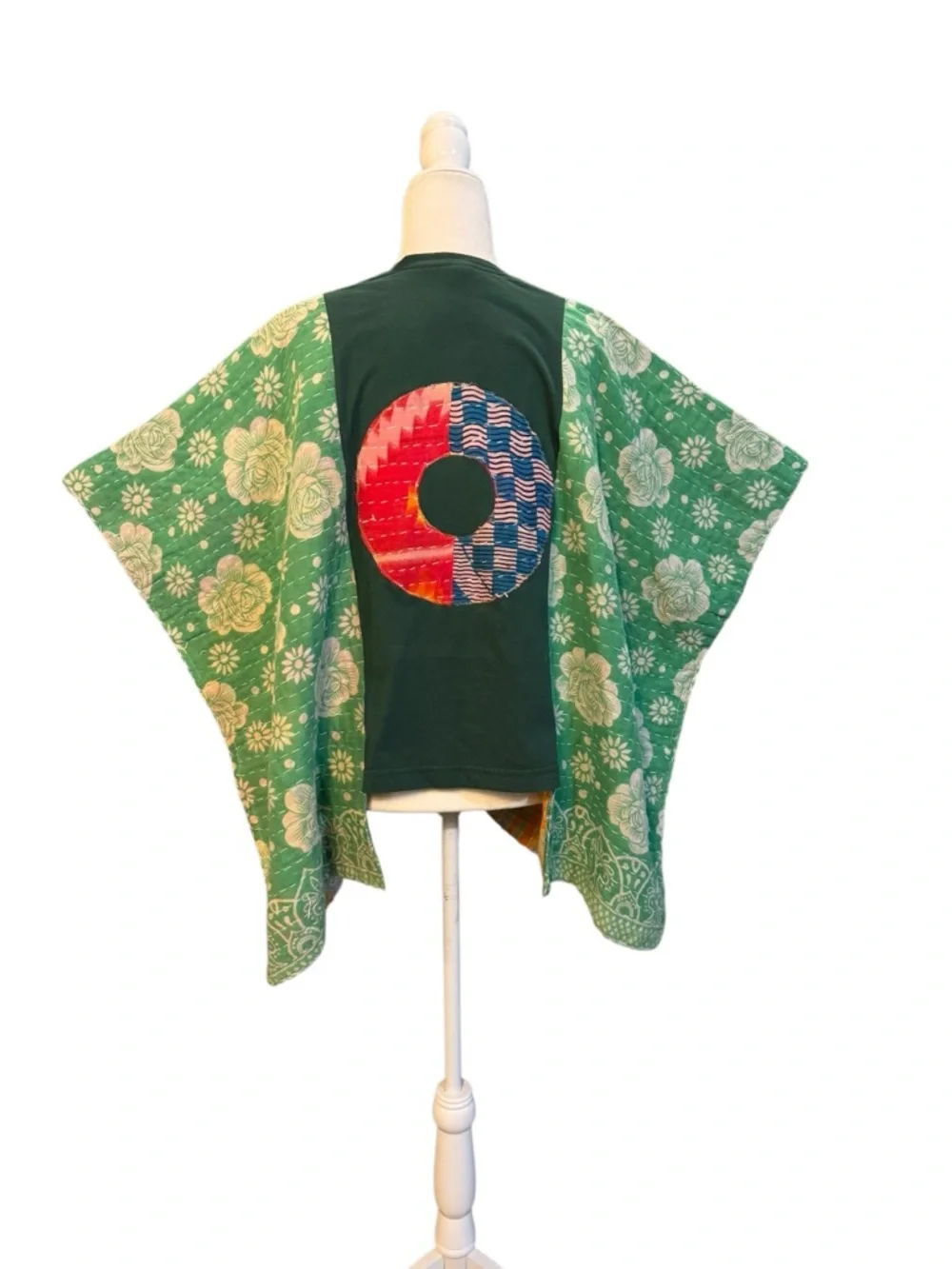 Handcrafted Upcycled PHISH Kantha Tunic NWT One Size - Picture 12 of 16